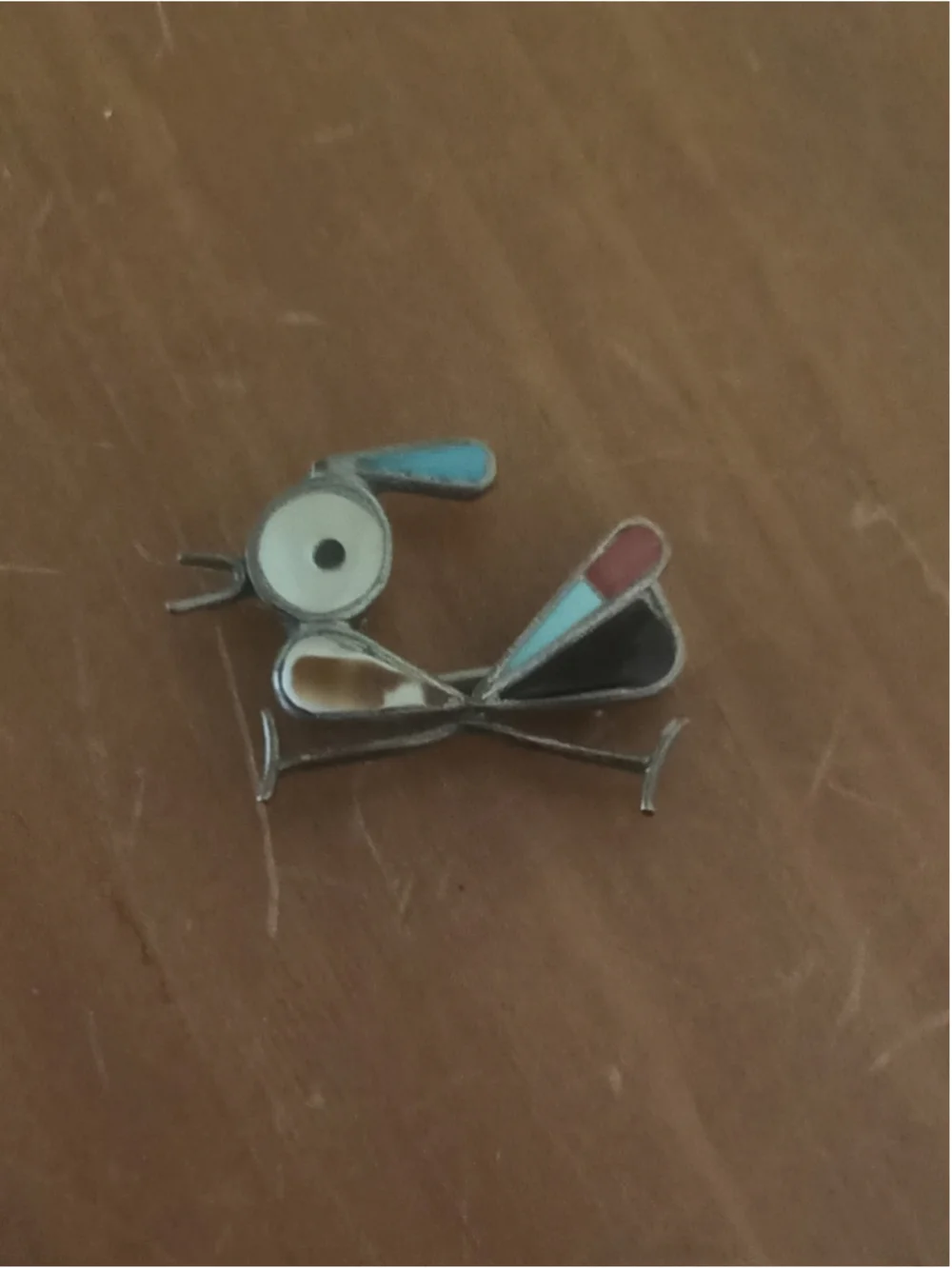 Women's Unbranded Roadrunner Brooch One Size Silver Multi-color